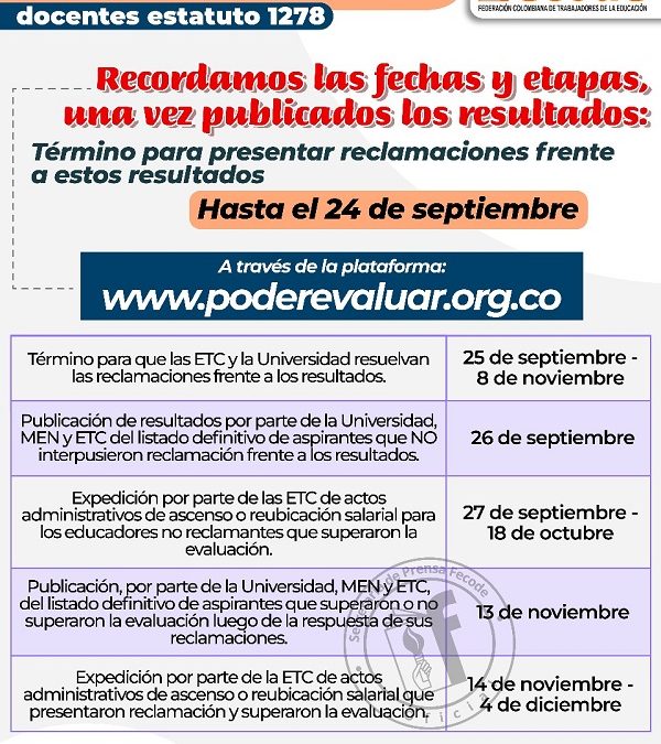 75% de los y las docentes, que se presentaron, superaron el proceso de ascenso y reubicación de este año