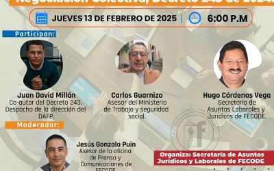 Transmisión sobre negociación colectiva, Decreto 243 de 2024